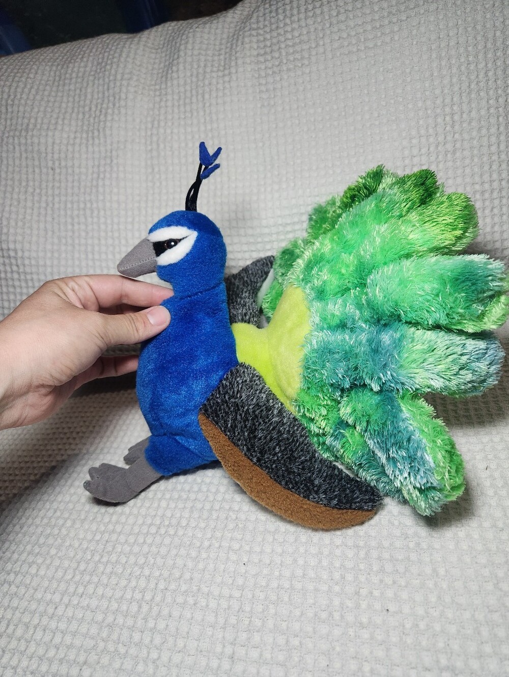 Wild Republic peacock plush stuffed animal - Picture 2 of 8